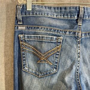 Cinch Ada Relaxed Bootcut 30/9L 34” Long Western Cowgirl Jeans Mid rise Rodeo